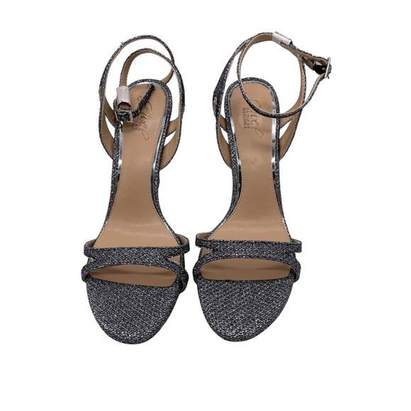 Jewel Badgley Mischka Women's Arianna Platform Stiletto Sandals - Gray - 9.5M - Picture 3 of 8